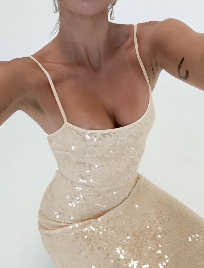 Vintage Slip Maxi Dress
