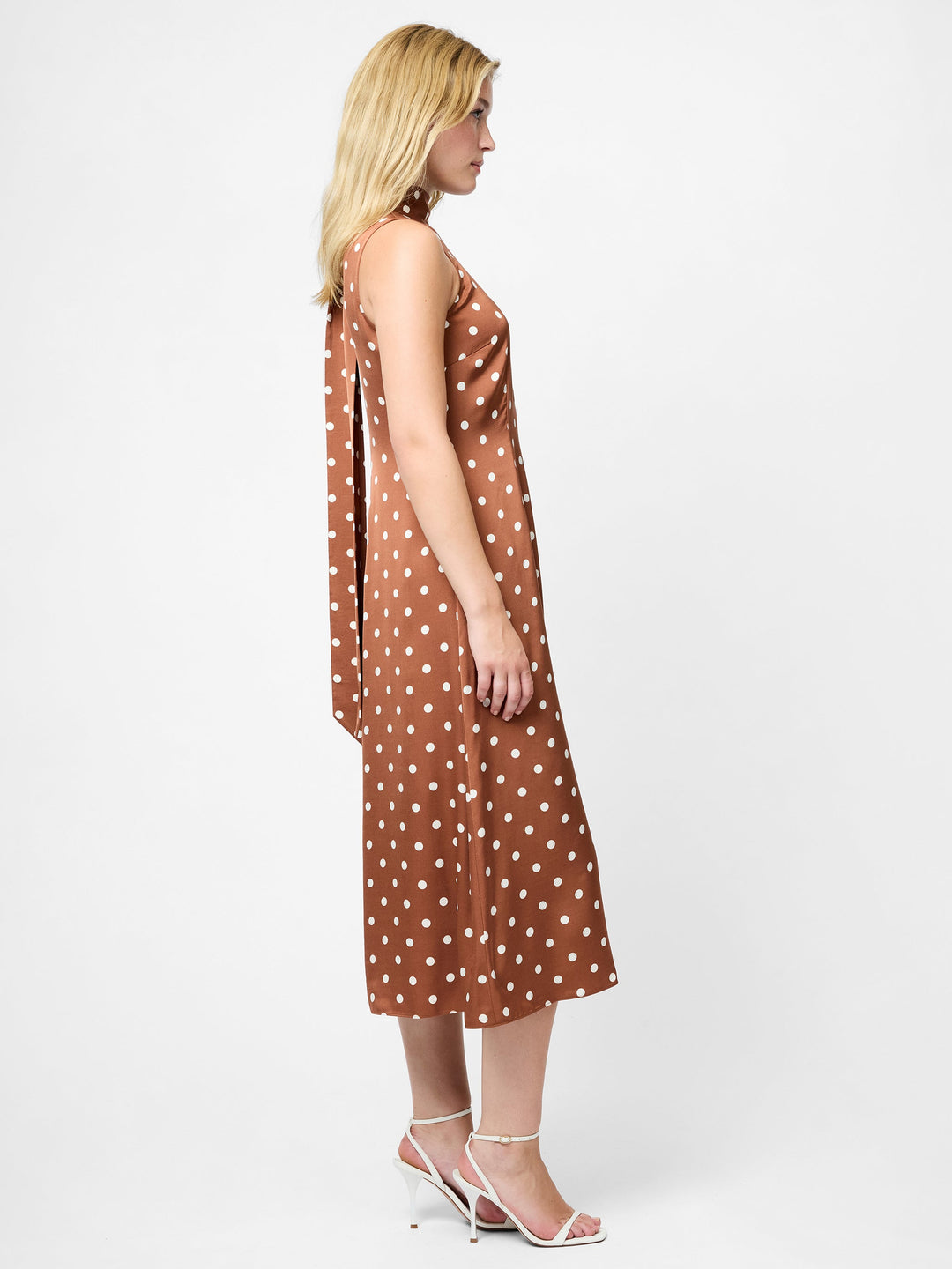 Ennis Polka Dot Midi Dress