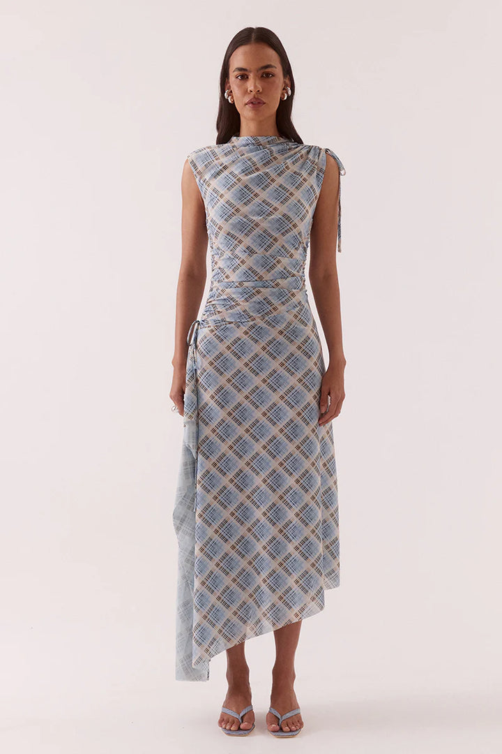 Novalyn Plaid Dress