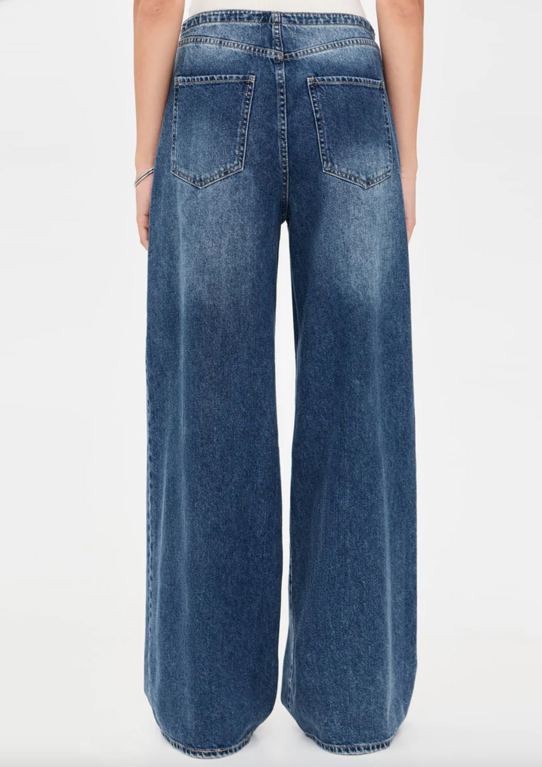 Madison Mid Rise Wide Leg