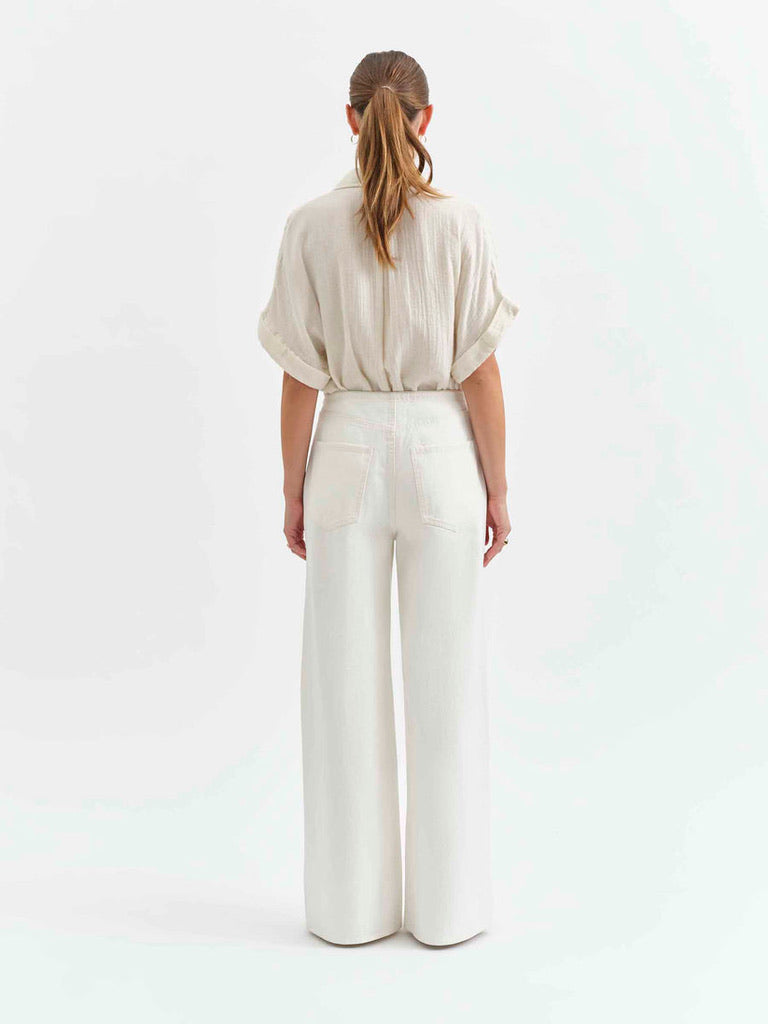 Madison Mid Rise Wide Leg