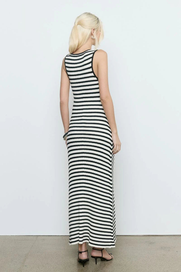 Solene Stripe Knit Dress