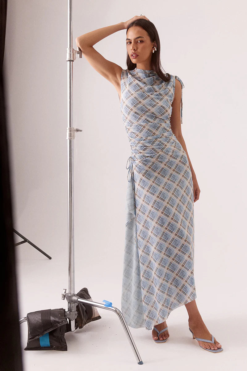 Novalyn Plaid Dress
