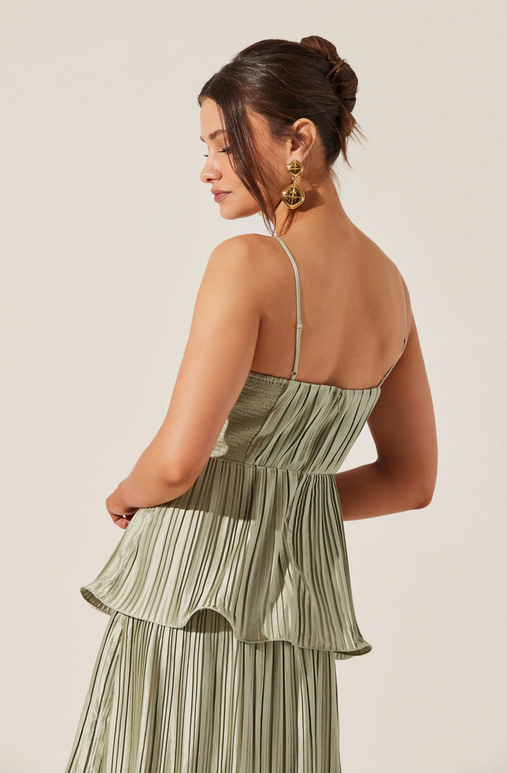 Laila Pleated Dress