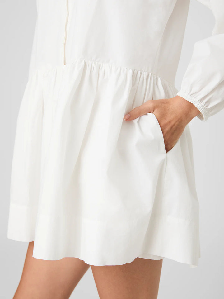 Cambria Cotton Flare Mini Dress