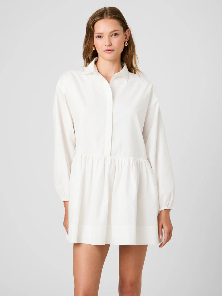 Cambria Cotton Flare Mini Dress