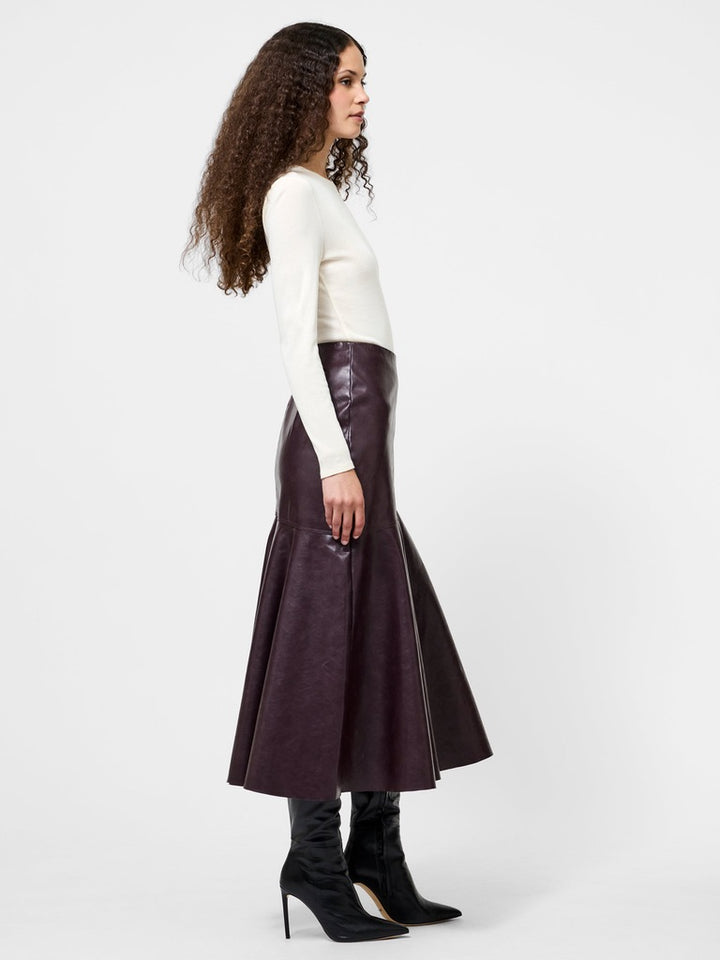 Kayleigh Fluted Midi Skirt