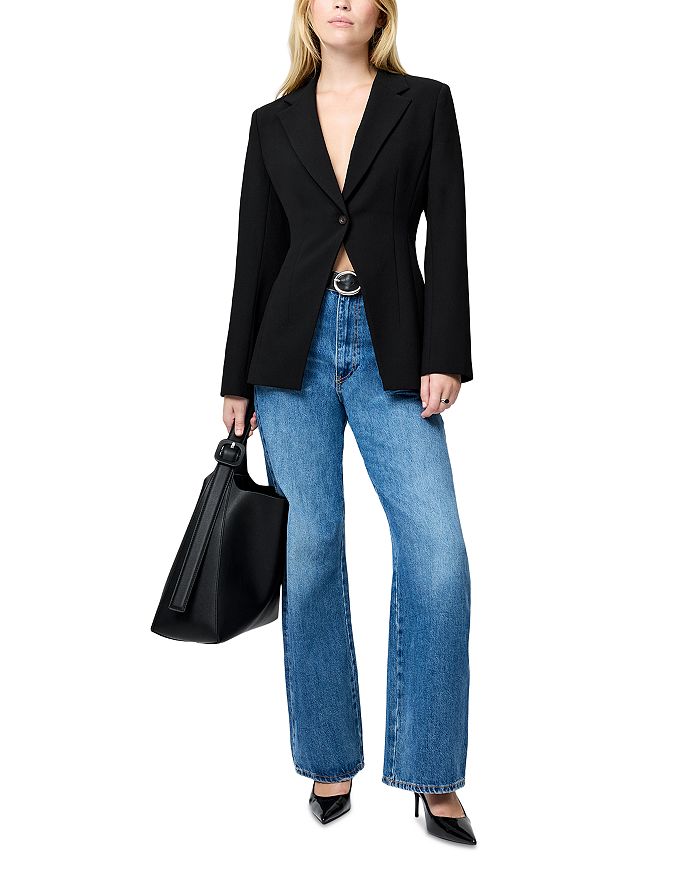 Azra Twill Cinched Blazer