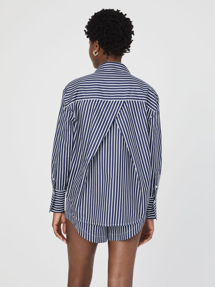 Alexis Cotton Striped Shirt
