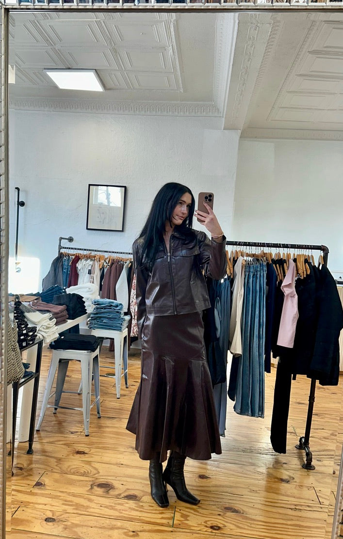 Kayleigh Fluted Midi Skirt