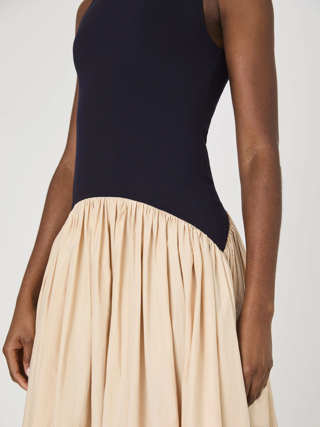 Kaylie Mix Midi Dress