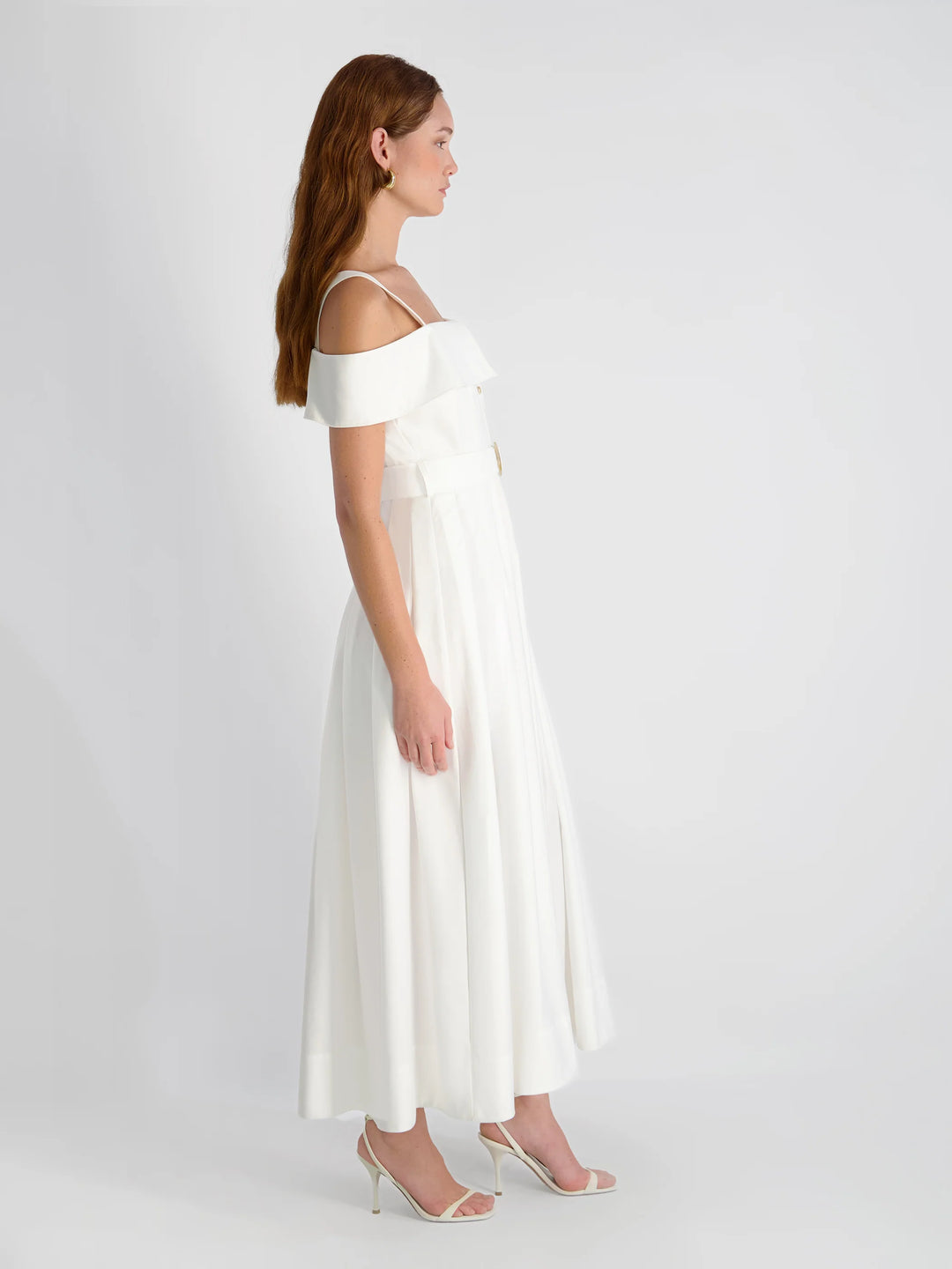 Fluid Rayon Midi Dress