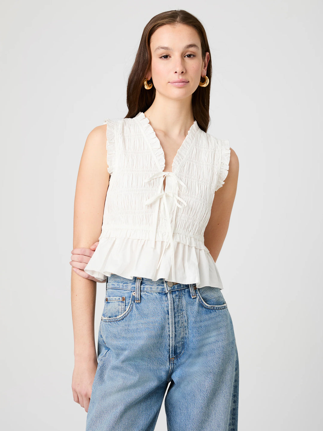 Rhodes Poplin Top