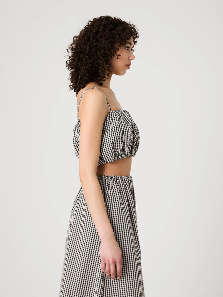 Gingham Crop Top