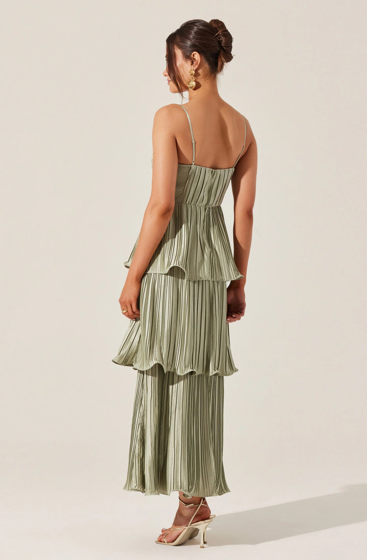 Laila Pleated Dress