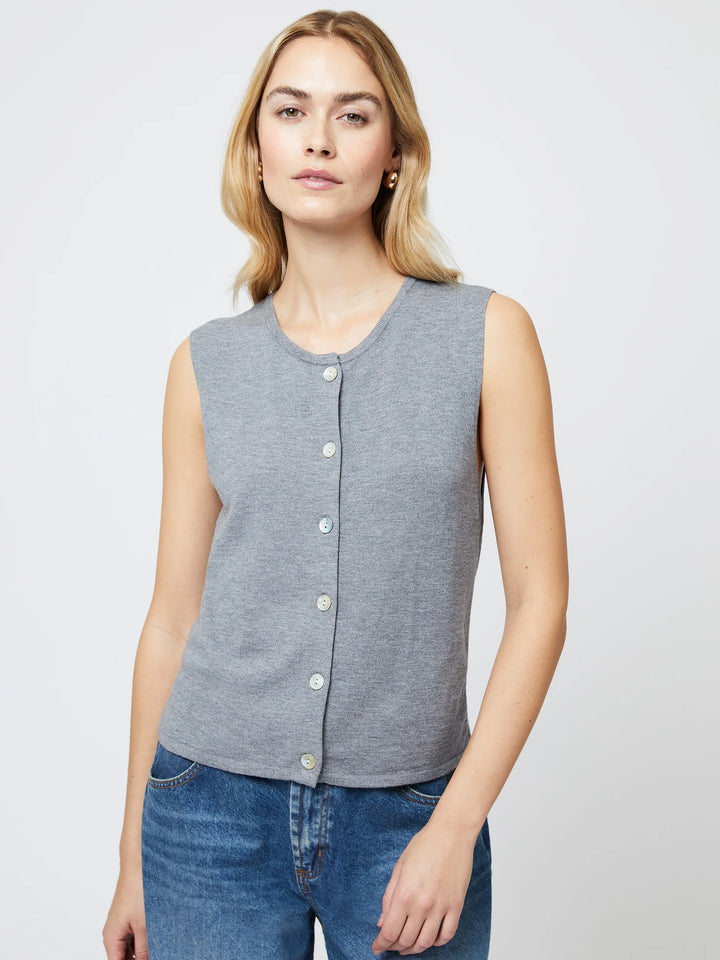 Cassie Buttoned Sweater Vest