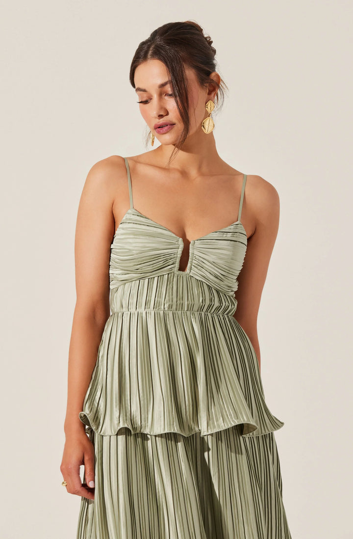 Laila Pleated Dress