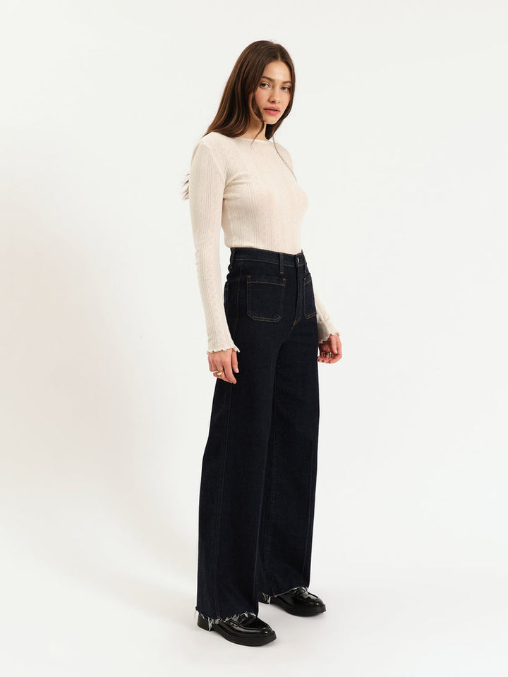 Far Out Wide Leg Jean