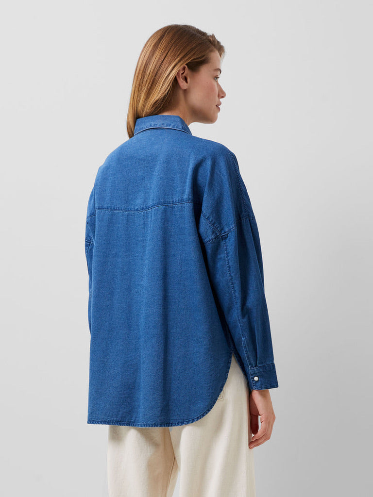 Zaves Chambray Denim Shirt