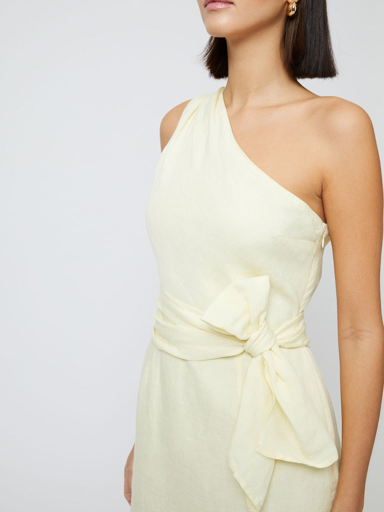 Birdie Linen Tie Dress Birdie Linen Tie Dress