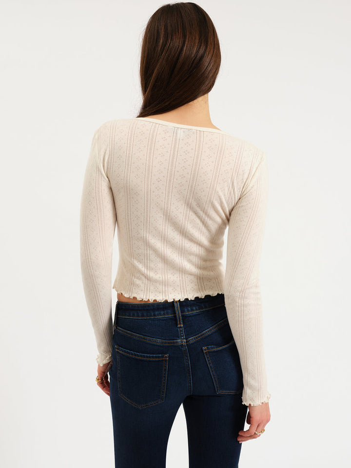 Bunny V-Neck Henley