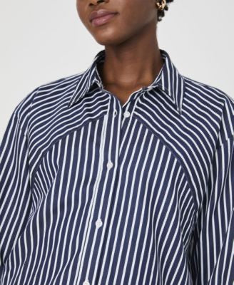 Alexis Cotton Striped Shirt