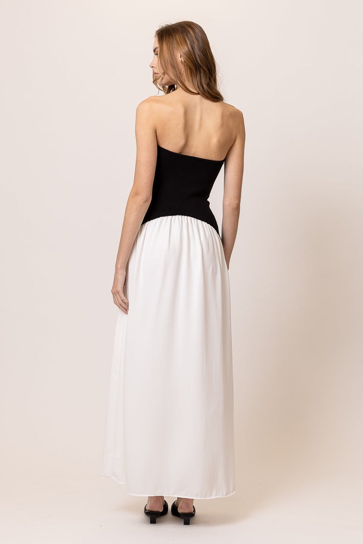 Saloma Mix Media Dress