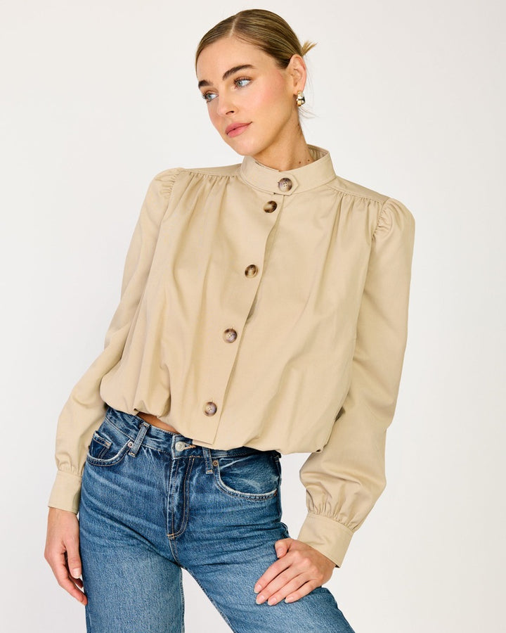 Hemlock Gathered Trench Jacket