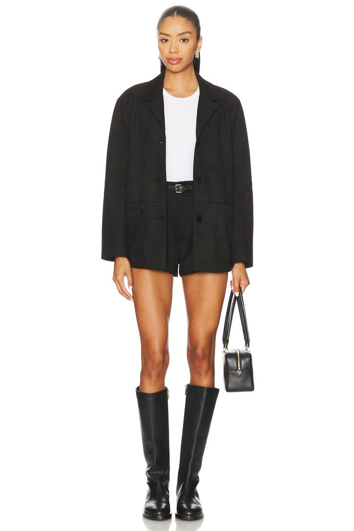 Hayes Suede Shorts