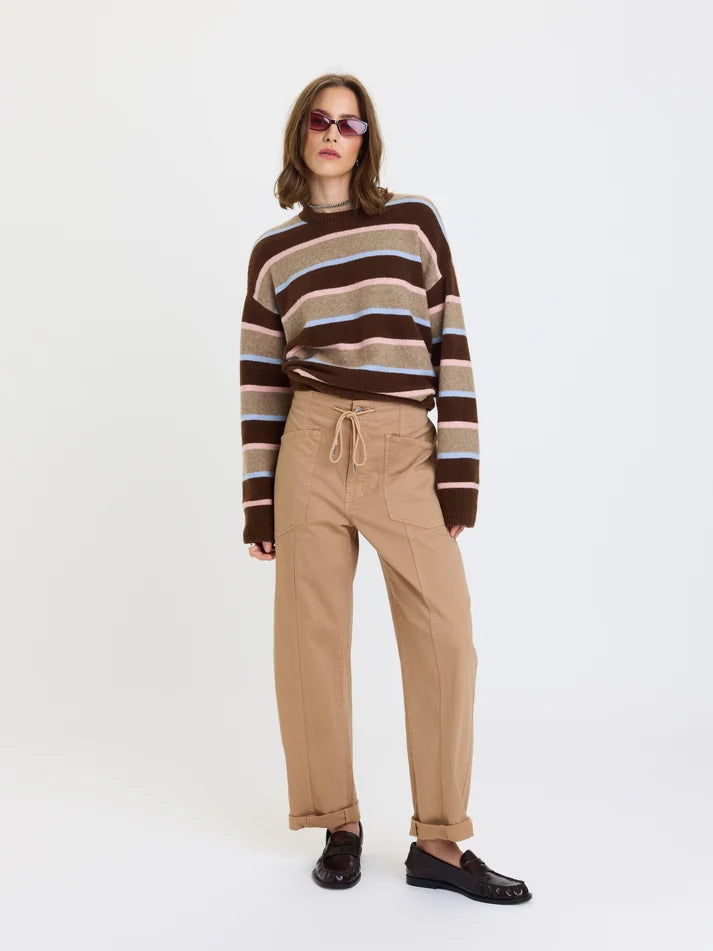 Villa Drawstring Barrel Pant
