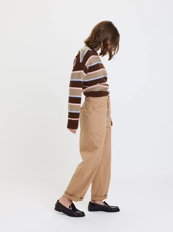 Villa Drawstring Barrel Pant