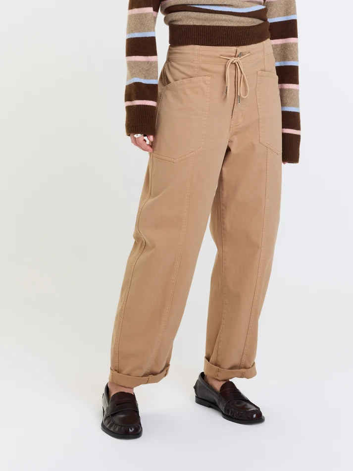 Villa Drawstring Barrel Pant