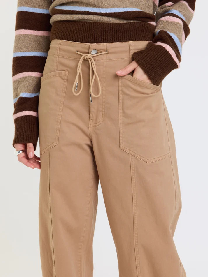 Villa Drawstring Barrel Pant
