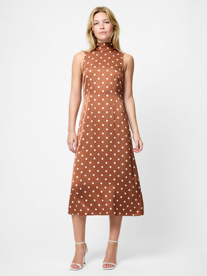 Ennis Polka Dot Midi Dress
