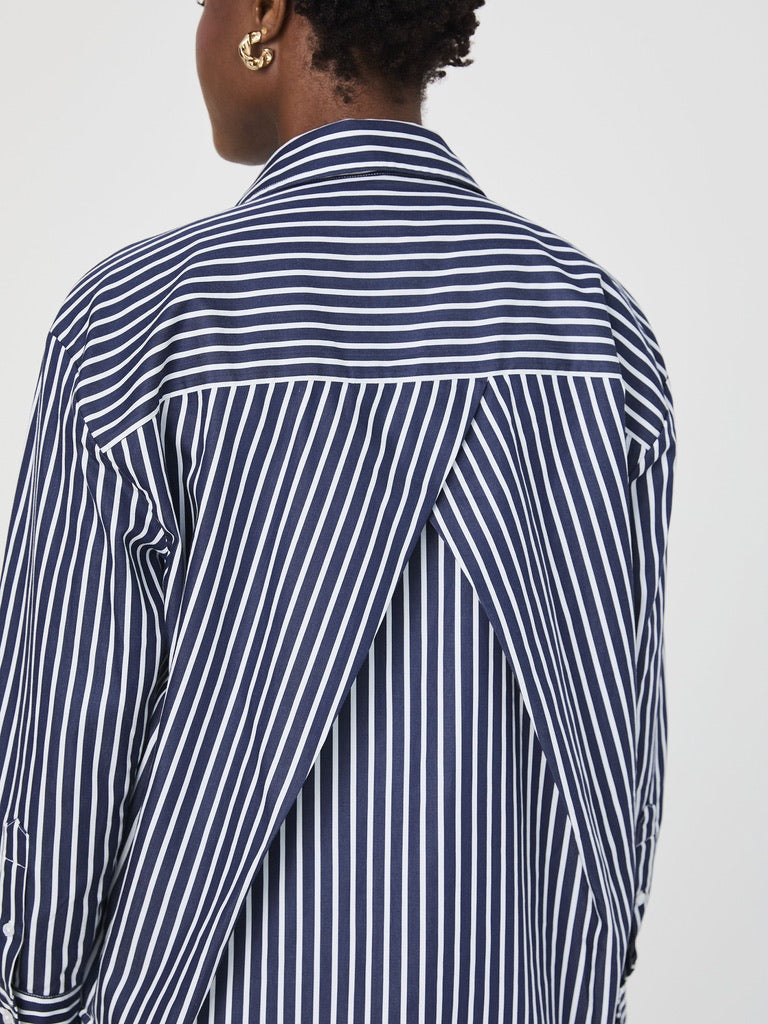 Alexis Cotton Striped Shirt