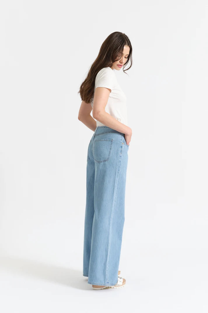 Madison Mid Rise Wide Leg