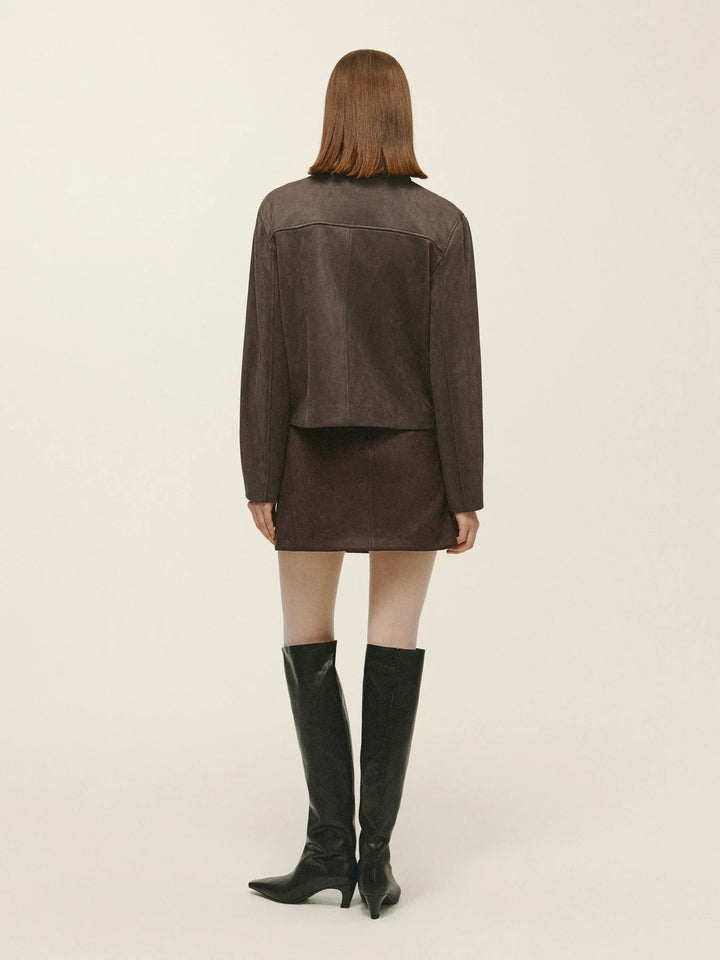 Vegan Suede Jacket