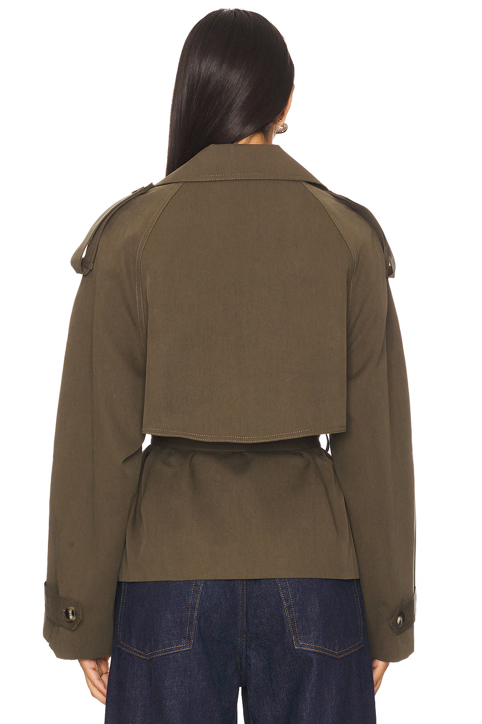 Eleanor Cropped Trench Coat
