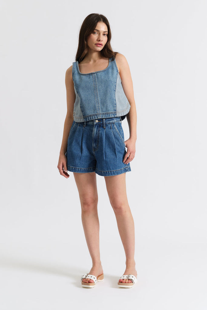 Coronado Pleated Short – Hazel Grey Boutique