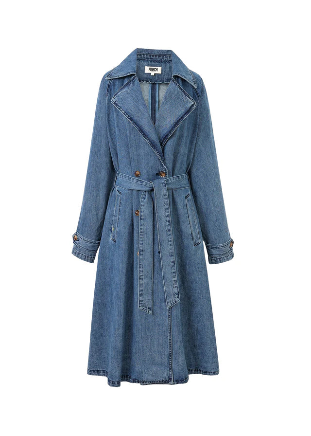 Mable Denim Trench Coat