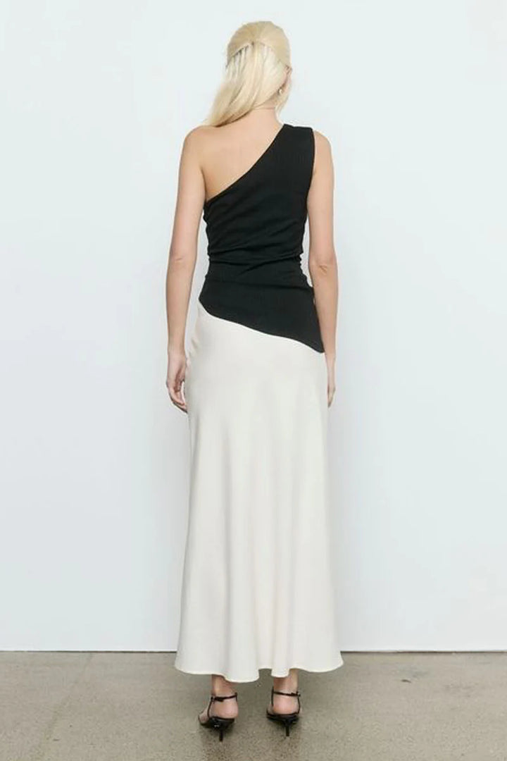 Aura Combo Sleeveless Dress