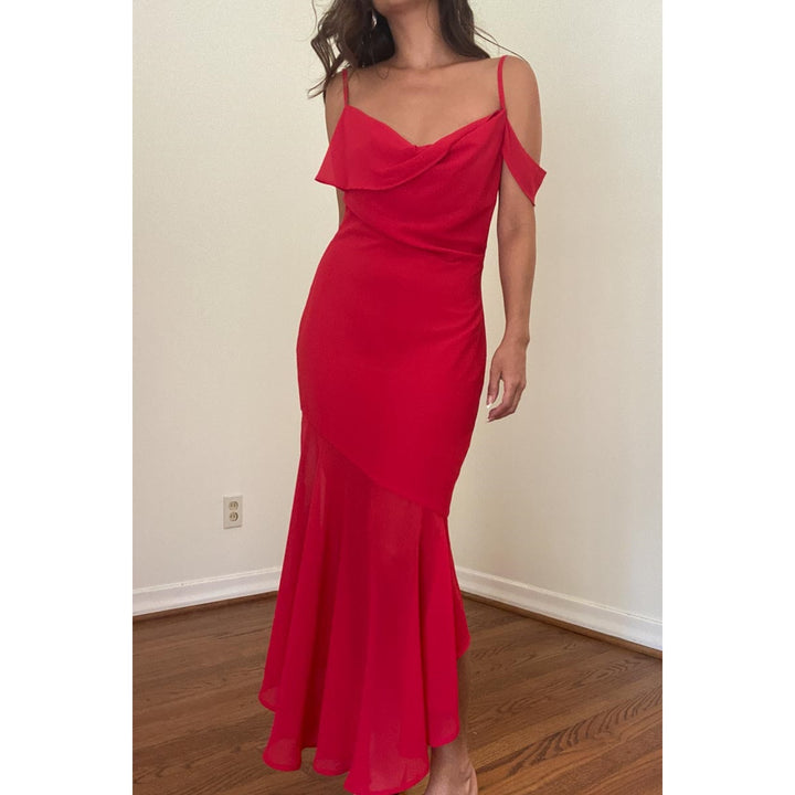 Siena Cowl Neck Midi Dress