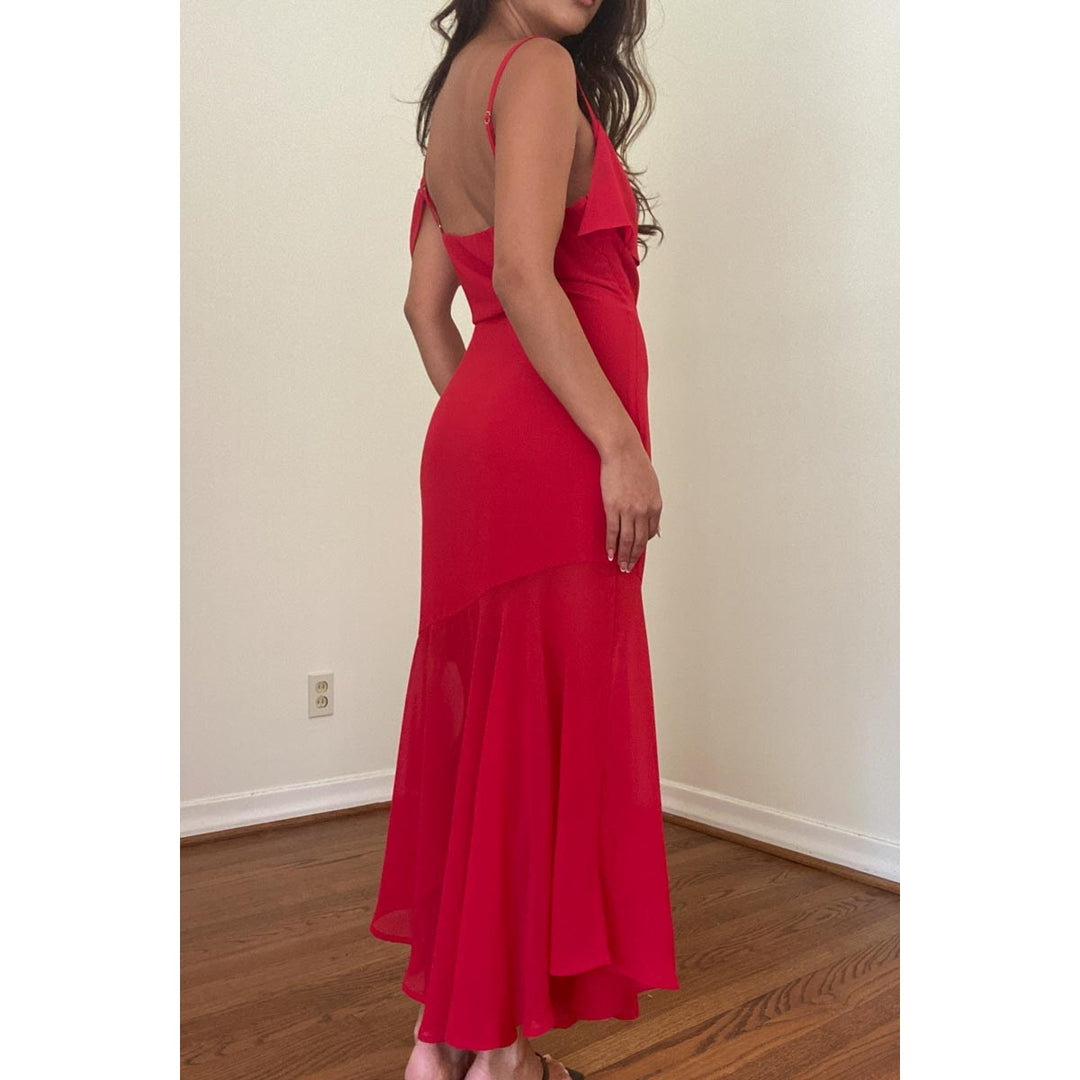 Siena Cowl Neck Midi Dress