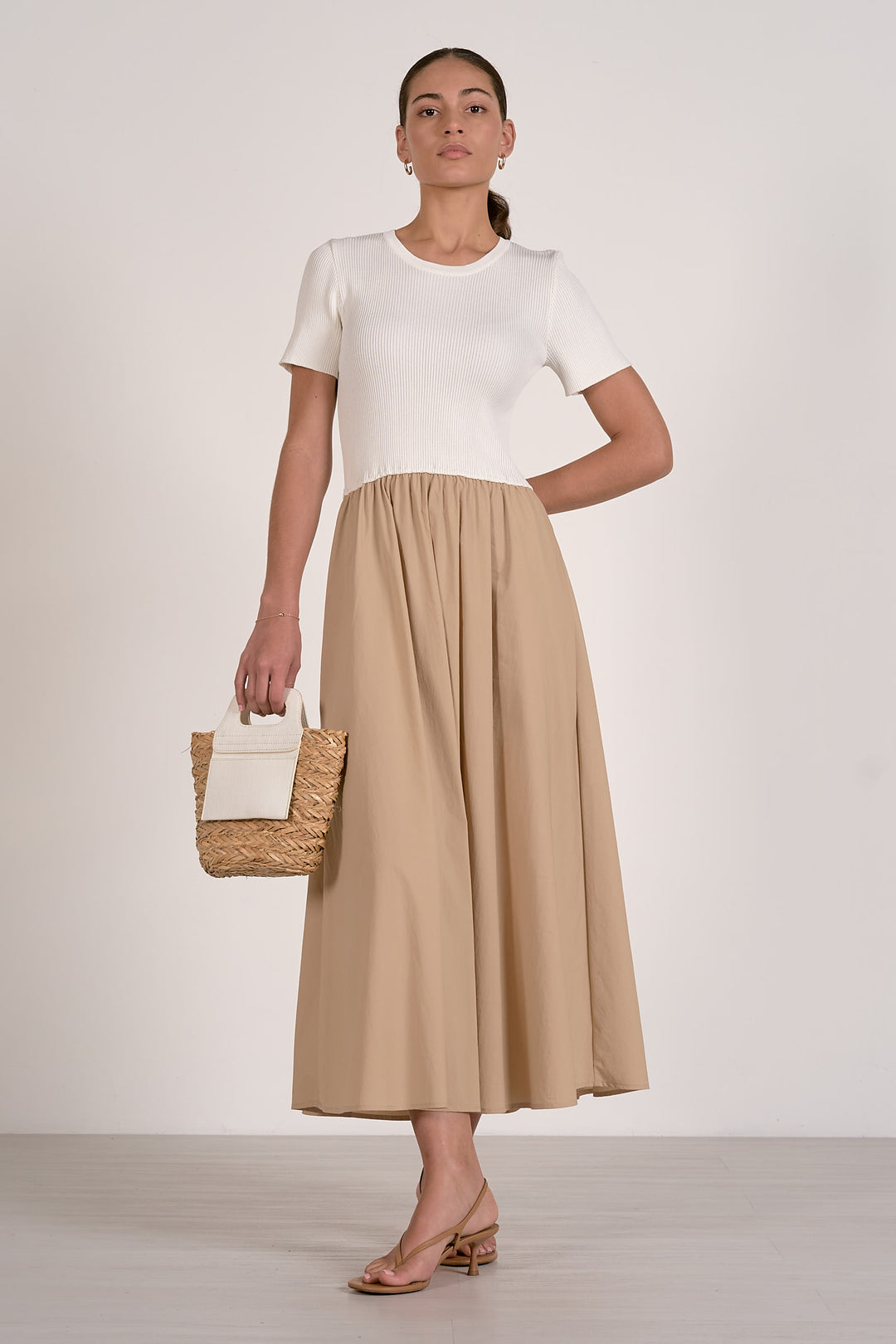 Lillie Mixed Media Dress