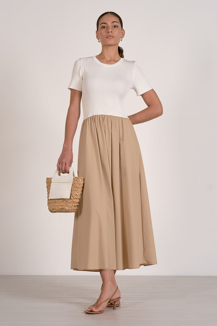 Lillie Mixed Media Dress