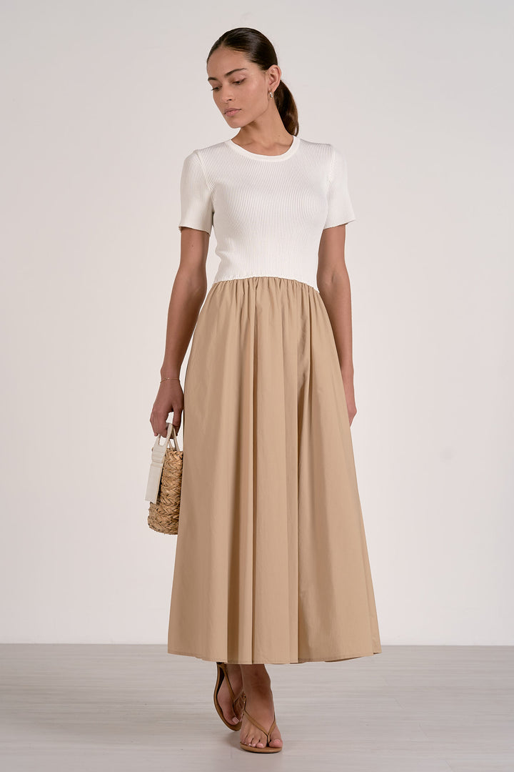 Lillie Mixed Media Dress