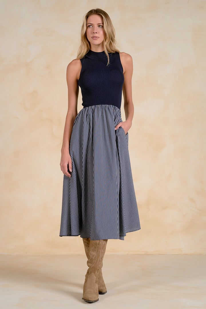 Maxine Mock Neck Dress