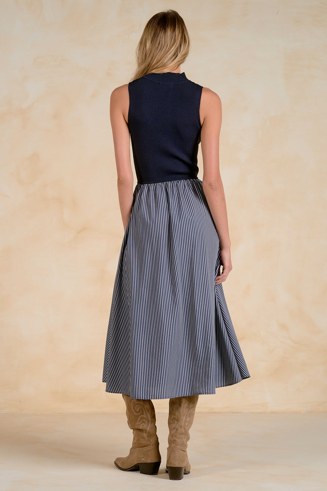Maxine Mock Neck Dress