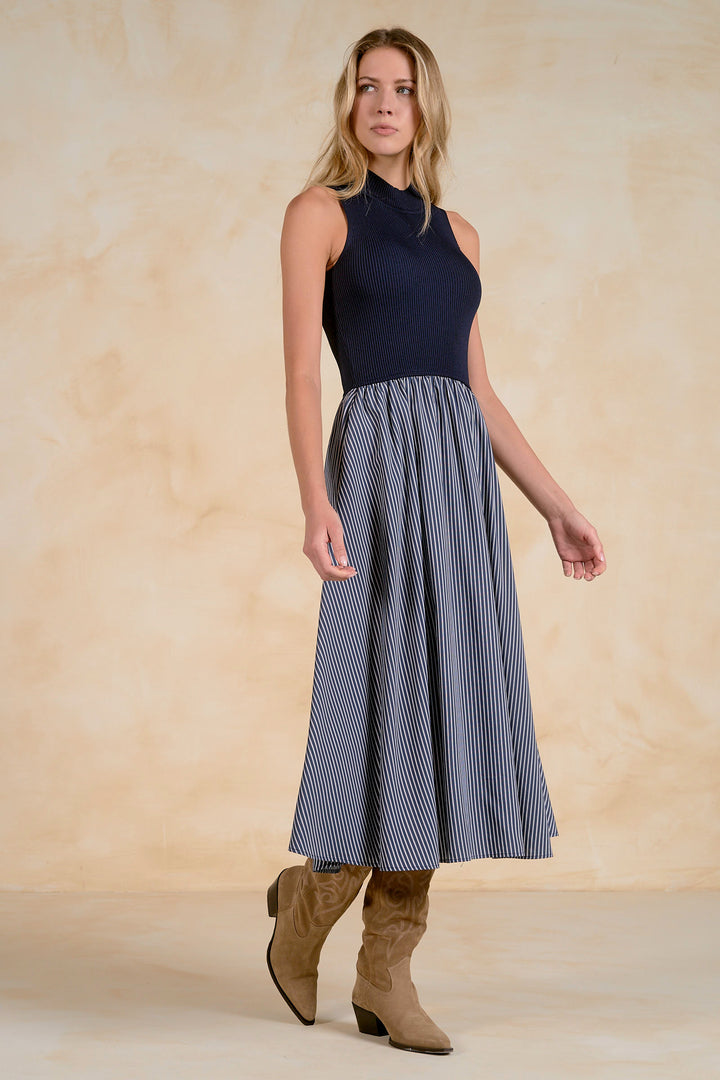 Maxine Mock Neck Dress