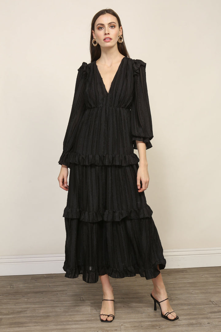 Harlow Tiered Midi Dress